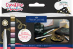 Faber-Castell Set 6 markere creative goldfaber Faber-Castell, culori metalizate, 1.5 mm (FC161107)