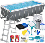 Bestway 56670 Keretes Kerti Medence 488x244x122 cm 17 Az 1-Ben