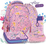 Ars Una virágos iskolatáska SZETT 5 részes - Fleur ( AU-F1 ) (5993120020315SZ3)