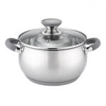 Voltz Oala Oliver Voltz OV51210N28, 28 cm, 10.45 L, Inductie, Manere silicon, Inox/Gri (OV51210N28 grey)