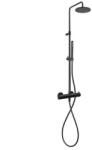 PAFFONI Zuhanyrendszer Paffoni termosztatikus csapteleppel fekete ZCOL638KLIQNO (ZCOL638KLIQNO)