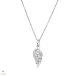 Amen ezüst angyalszárny nyaklánc - CLPW