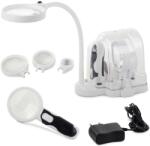 Verk Group Asztali Nagyító 2 az 1-ben, Cserélhető Lencsék