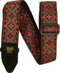 Ernie Ball Classic Jacquard Red King Колан за китара (P05346)