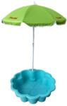 DOLONI Groapă de nisip floare cu umbrelă turcoaz (01235/03)