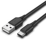Vention USB-A 2.0/M -> USB-C/M, 1, 5m (3A, fekete) kábel (CTHBG)