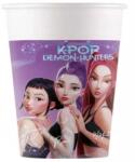 Procos Vânători de Demoni K-Pop: Pahare de hârtie - 200 ml, set de 8 bucăți (98640)