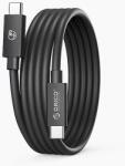 ORICO USB4 Thunderbolt5 kábel 80Gbps 240W USB-C - USB-C 2m - fekete