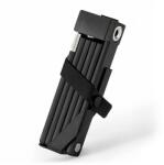 ROCKBROS 32140003001 összecsukható kerékpárzár kulccsal és fogantyúval, 88cm - fekete