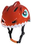 Wozinsky gyermek kerékpáros sisak dinoszaurusz mintával S - piros