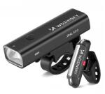 Wozinsky WSBLB2 első (400 lm) és hátsó USB-C kerékpárlámpa szett - fekete