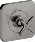 Hansgrohe AXOR Citterio E falsík alatti elzárószelep, polírozott fekete króm 36771330 (36771330)
