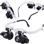  Nagyító szemüveg 8x-tól 23x nagyítás Led fénnyel (v9116)