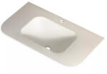 AREZZO design Sierra beépíthető Rockstone mosdó 80x46 cm, matt fehér AR-141580W (AR-141580W)