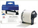 Utángyártott BROTHER DK22205 papírszalag 62mm x 30, 48 m IK (DK22205FUIK) - onlinepatron