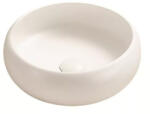 AREZZO design Soroya kerek 36x36 cm kerámia mosdótál, matt fehér AR-81300240WB (AR-81300240WB)