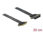 Delock PCI Express Riser kártya x4 - x4 hajlékony kábellel 30 cm (85768) (85768)