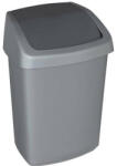 Keter Billenős szemetes, 25 l, CURVER "Swing top", ezüst/grafit (168013) - mystock