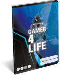 Lizzy Card Bossteam Gamer 4Life 22965301 FSC A5 14-32 tűzött vonalas füzet (18882) - tintasziget