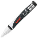 uni Chalk Marker Pen PWE-5M Medium Bullet Tip - White (2UPWE5MFEH)