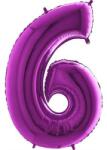 Grabo Felfújható lufi szám 6 lila 102 cm extra nagy - Grabo (056P-P)