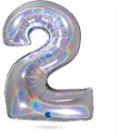 Grabo Felfújható lufi szám 2 hologram102 cm - Grabo (692GHS-P)