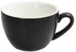 Tognana ALBERGO fekete porcelán kávés csésze 20 cl - Tognana