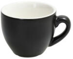 Tognana ALBERGO fekete porcelán kávés csésze 8 cl - Tognana