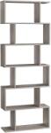 VASAGLE Könyvespolc, szabadon álló polc, szürke (LBC061M01) - bontour