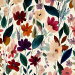 Takoy Vízálló poliészter TD/NS színpompás virágok Lili