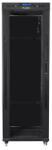 Lanberg 19" szabadon álló rack szekrény 37U/600X800 üvegajtó, lapraszerelt, LCD kijelző, fekete