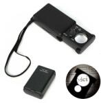 VERK GROUP Jubil UV LED kézi mikroszkóp 30x és 60x nagyítással, fekete (09006)