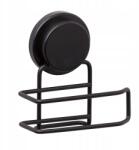 Okyanus WC-papír tartó Oky Black akasztó fekete fúrás nélkül wc-hez (MGS-708)