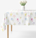 Goldea teflonbevonatú asztalterítő - virágoskert 100 x 100 cm