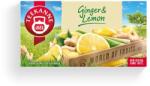 TEEKANNE Gyümölcstea, 20x1, 75 g, TEEKANNE World of Fruits , gyömbér-citrom (KHK481)