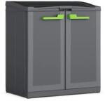 Curver Szelektív hulladékgyűjtő rendszer, műanyag, KETER Moby , szürke (241045) - papir25