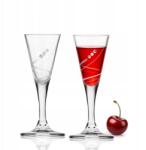  Malibu brandy-, likőr- és poharak 25ml 34799 kristályok (6 db) (2069)