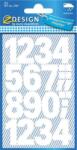 Avery Zweckform Matrica, számok, 0-9, AVERY ZWECKFORM, fehér, 28 matrica/csomag (3787) - papir25