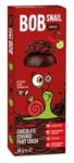 BOB SNAIL Gyümölcs snack, 30 g, BOB SNAIL, alma-meggy étcsokoládéban (BS-4129) - papir25