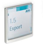 DURABLE Információs tábla, 149x148, 5 mm, DURABLE CLICK SIGN , fehér (486202)