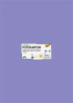 FOLIA Dekorkarton, 2 oldalas, 50x70 cm, 300 g, 10 lap, FOLIA, ibolyakék (FL6137) - onlinepapirbolt