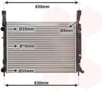 VAN WEZEL Chladič motora VAN WEZEL 43002469 (43002469)