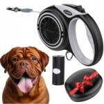 Dogness Automata póráz kutyáknak, Szalagos, feltekerhető tároló Dogness 5m, 50 kg-ig, XL-es méret (5906154740623)