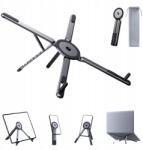  Laptop állvány tablet telefon utazó összecsukható állvány tartó 3az1ben Alu (Stojak podróżny)