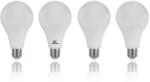 Esperanza Set 4 becuri LED E27 7W 650lm A60, lumina calda, clasa A+, 30.000h (ELL157-5901299927465)