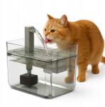 Cinna Szökőkút Itató Macska Kutya Tál Automata Itató Átlátszó 2, 5L (5904268982687)