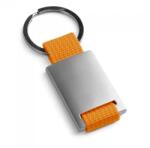  Breloc Din Metal Si Chingi, 28 X 60 X 6 Mm, Portocaliu (DLMGG-4546)
