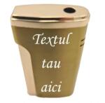 Bricheta Metalica Personalizata Cu Textul Tau, Gaz, Antivant, Cutie, Auriu (DLMGG-728) Bricheta