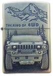  Bricheta Tip Zippo, 3d Relief, Metalica, King Of 4wd M3 (DLMGG-172) Bricheta