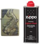  Bricheta Tip Zippo, 3d Relief, Metalica, Peste Si Lichid Zippo 125 Ml P1 (DLMGG-328) Bricheta